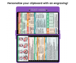 WhiteCoat Clipboard® - Lilac OB Ultrasonography Edition